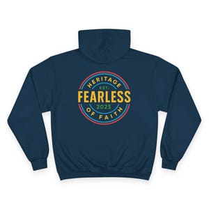 Colorful Fearless Champion Hoodie, Empowering Sweatshirt, Motivational Gift, Sportswear for Athletes, Inspiring Casual Wear