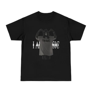 Camiseta urbana con estampado "I AM MUSIC" para amantes de la música, algodón suave, unisex, informal, regalo, Playboi Carti.