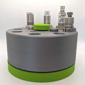 Reloading Die Carousel: Spinning Die Storage Organizer