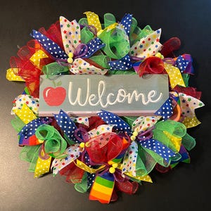 Teacher Welcome Wreath