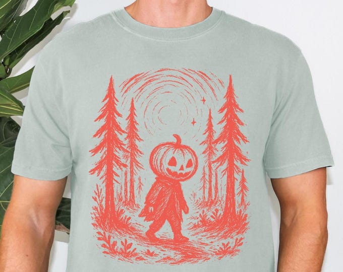 Horror Pumpkin Halloween Comfort Colors® T Shirt | Vintage Retro Pumpkin Doll TShirt | Y2K Halloween | Fall Shirt, Lost Pumpkin