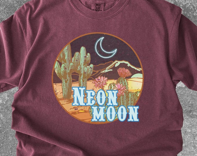 Neon Moon Desert Night Comfort Colors Shirt