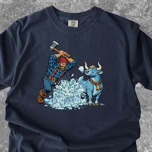 Camiseta de la Resistencia de Minnesota de Comfort Colors, camiseta Paul and Blue Ox