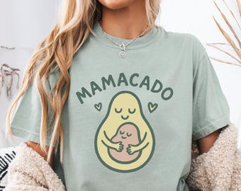 Mamacado shirt, Avocado Mom Shirt, Mamacado Baby Announcement Shirt, New Mom Mamacado Gift