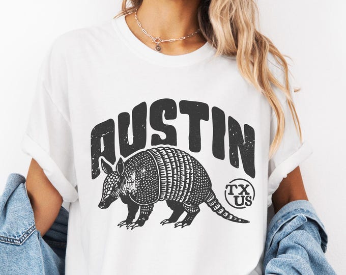 Austin Texas Cowboys Comfort Colors Tee: Retro Western Shirt
