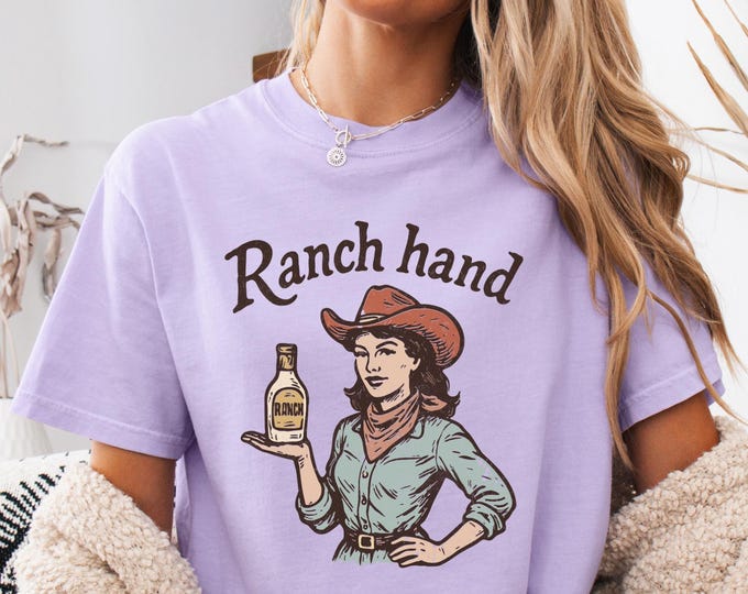 Ranch Dressing Shirt, Comfort Colors Ranch Dressing Tee, Funny Midwest Tshirt, Foodie Distressed Tee, Ranch Dressing Enthusiast Gift