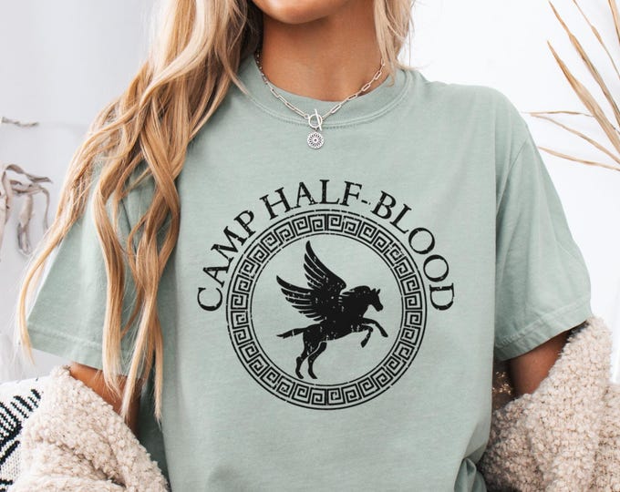 Camp Half Blood Shirt, Personalized Camp Half Blood Chronicles Tee, Custom Camp Half Blood Apparel, Add name to shirt
