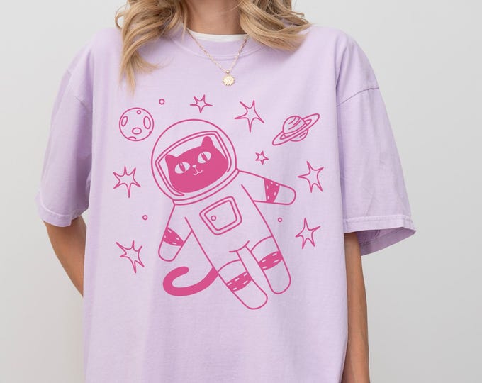 Featured listing image: Cats In Space Shirt, Astronaut Cat Shirt, Funny Cat Shirt, Space Cats T-Shirt, Retro Vintage Cat Shirt, Cat Lover Gift, Funny Cat Mom Tee