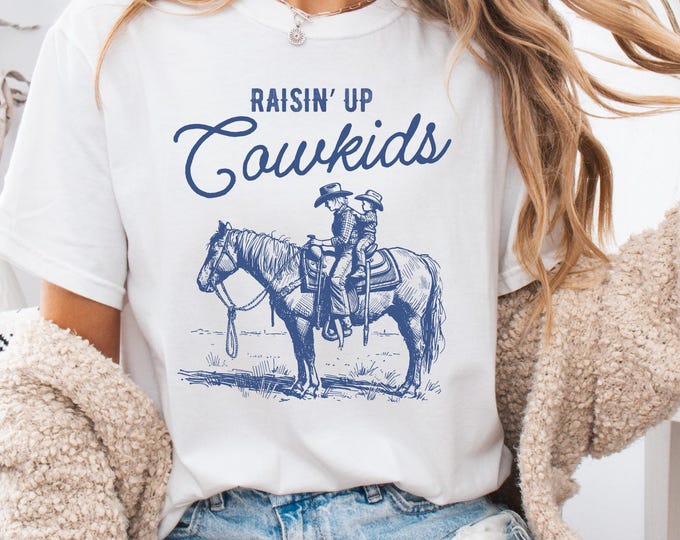 Raisin up cowkids Shirt, Homestead mom, Homeschool Mom Shirt, Farm Mom Shirt, homestead Shirt, 1000 hours outside, feral children shirt