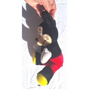 Vintage Walt Disney Productions Mickey Mouse Plush Disneyland Disney World Korea image 5