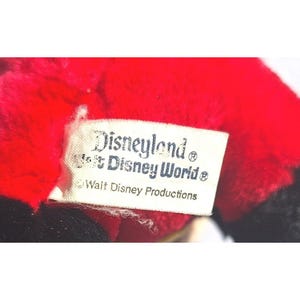 Vintage Walt Disney Productions Mickey Mouse Plush Disneyland Disney World Korea image 7