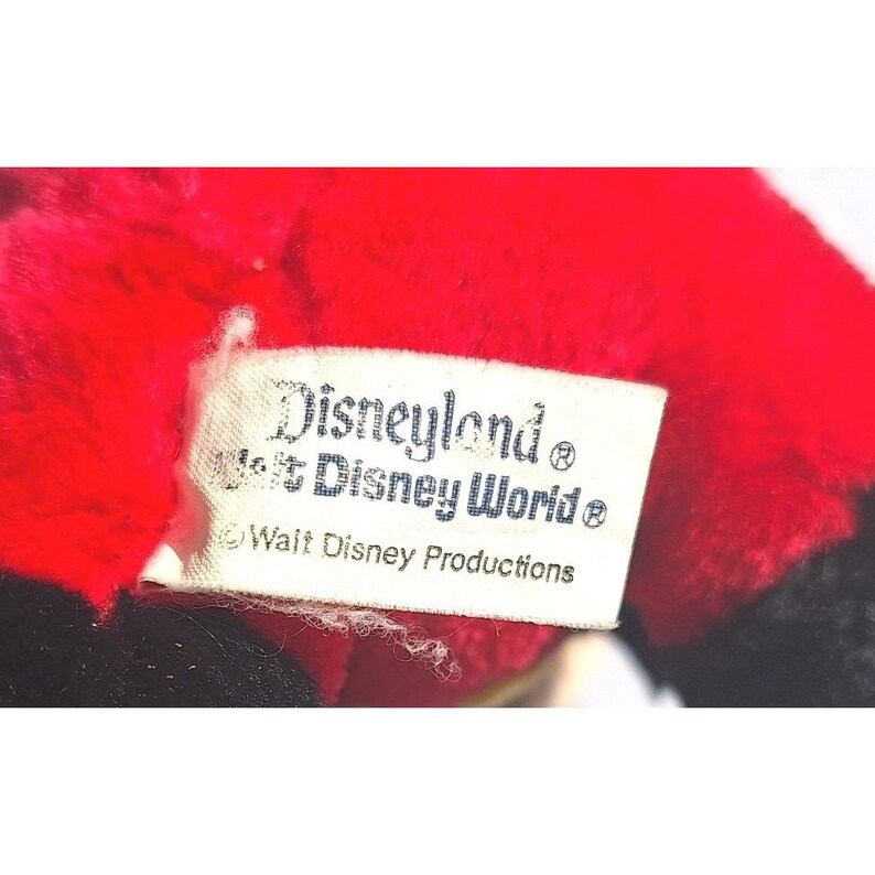 Vintage Walt Disney Productions Mickey Mouse Plush Disneyland Disney World Korea image 7