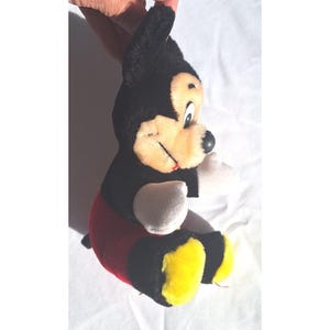 Vintage Walt Disney Productions Mickey Mouse Plush Disneyland Disney World Korea image 3