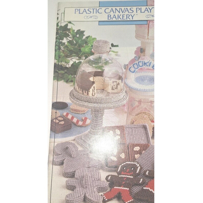 Vintage 1989 Annies Attic Plastic Canvas Playtime Bakery Pattern ...