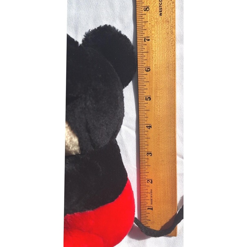 Vintage Walt Disney Productions Mickey Mouse Plush Disneyland Disney World Korea image 11