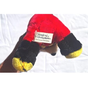 Vintage Walt Disney Productions Mickey Mouse Plush Disneyland Disney World Korea image 6