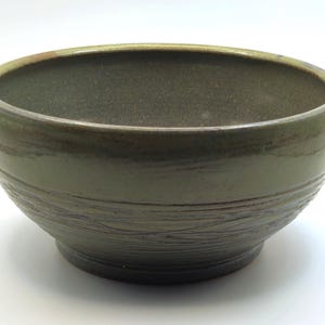 Mint Green Bowl with Lavender Highlights