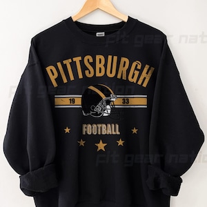 Vintage Pittsburgh Steelers Sweatshirt - Retro NFL Fan Apparel, Unisex Game Day Crewneck, Perfect Gift for Steelers Fans