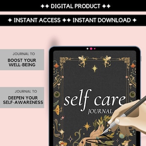 Done For You Self-Care Journal Template | Wellness Planner | Mental Health Tracker | Daily Reflection Journal | Printable PDF