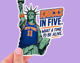 Champions - Knicks - Finaler - Klistermärke - Vattentätt - Gåva - New York - NBA