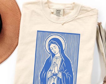 Mary Magdalene Black Unisex T-shirt | Art Nouveau Sacred Feminine