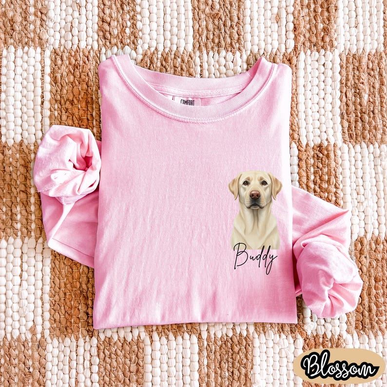 Personalized Yellow Labrador Shirt: Custom Dog Mom Gift, Lab Lover Tee ...