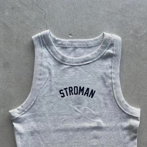 Stroman tank top embroidered yankees yanks nyc ny