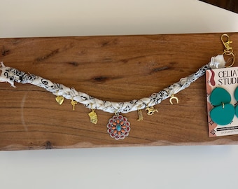 Ivory Bandana charm necklace