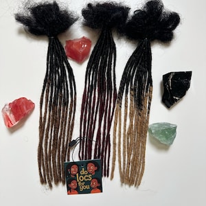 Micro Twist Loc Extensions: Handmade Spiral Dreadlock Hair for Braiding