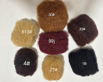 Afro Kinky Human Hair Bulk | Loc Extensions & Repair, 30g