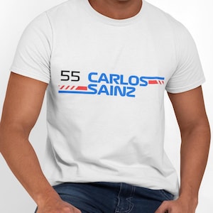 F1 Carlos Sainz WILLIAMS Unisex shirt, F1 Tee, Gift for F1, F1 Shirt, F1 merch, Formula 1 shirt, Sainz shirt, WILLIAMS shirt, Sainz tee, F1