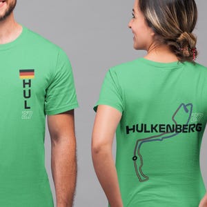 F1 Nico Hulkenberg Unisex Tee, Formula 1 Fan Gift, Formula 1 T-Shirt, Gift for F1 fans, F1 Apparel, Formula one, F1 merch, Kick Sauber shirt