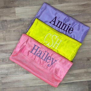 Personalized Pointe Shoes Mesh Bag, Mongorammed bag for Pointe Shoes, Dancer Gift, Gift for every Ballerina, Custom Ballet Shoes Bag, DAN image 10