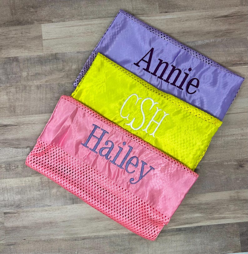 Personalized Pointe Shoes Mesh Bag, Mongorammed bag for Pointe Shoes, Dancer Gift, Gift for every Ballerina, Custom Ballet Shoes Bag, DAN image 10