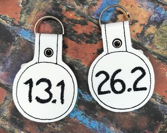 26.2 Marathon Key Chain – Die Cast Blue Keyring For Runners, Finishers & Training Motivation - View #5