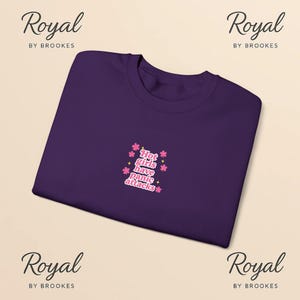 Hot Girls Have Panic Attacks Embroidered Crewneck Sweatshirt, Funny Mental Health Shirt, Anxiety Gift, Sad Girl Soft Aesthetic Sweater