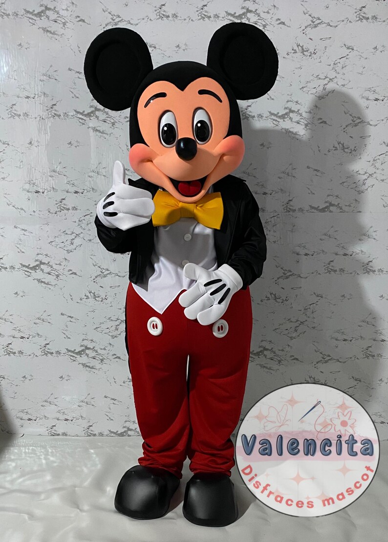 Mickey Mouse Mascot Costume for Parties and Birthdays, Adult Size ...