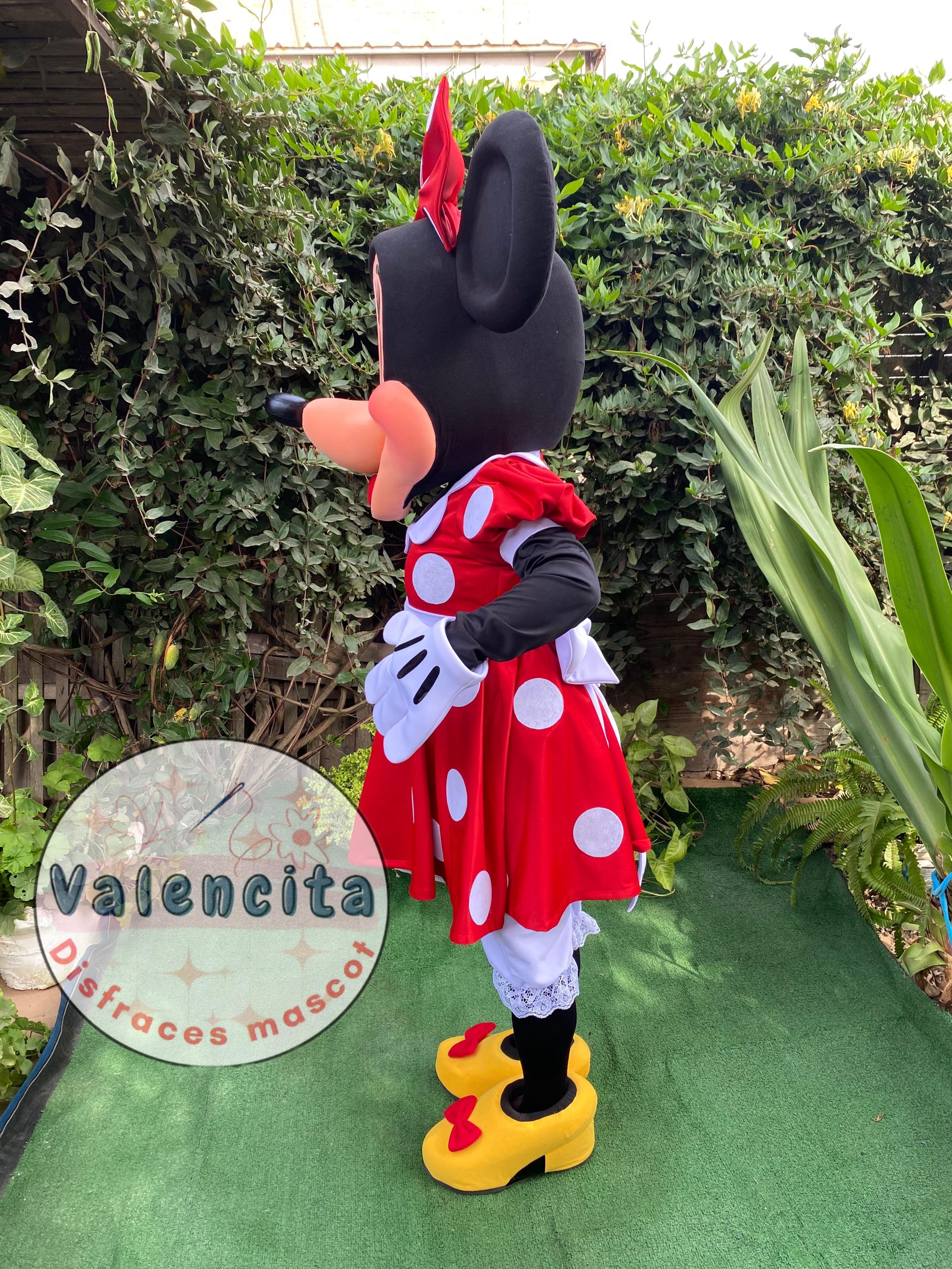 Minnie Mouse Mascot Costume With Bow. Please Read the Description. - Etsy