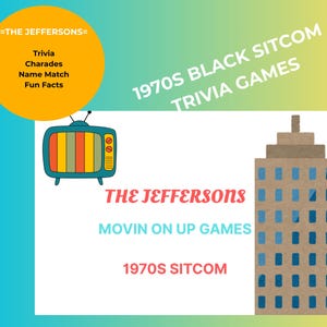 1970er Jahre 1980er Jahre The Mattersons Black TV Sitcom Retro Trivia Spielabend Scharade Nostalgie Thema Afroamerikaner Printable Download