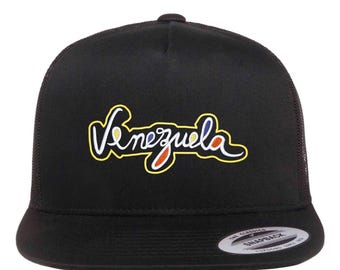 Venezuela Embroidered Baseball Hat: Sport Trucker Cap