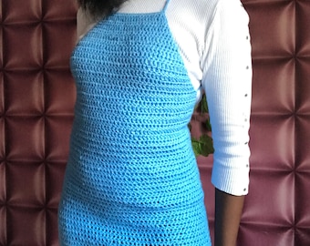 Halter Crochet Dress Pattern: Beginner Friendly (PDF Download)