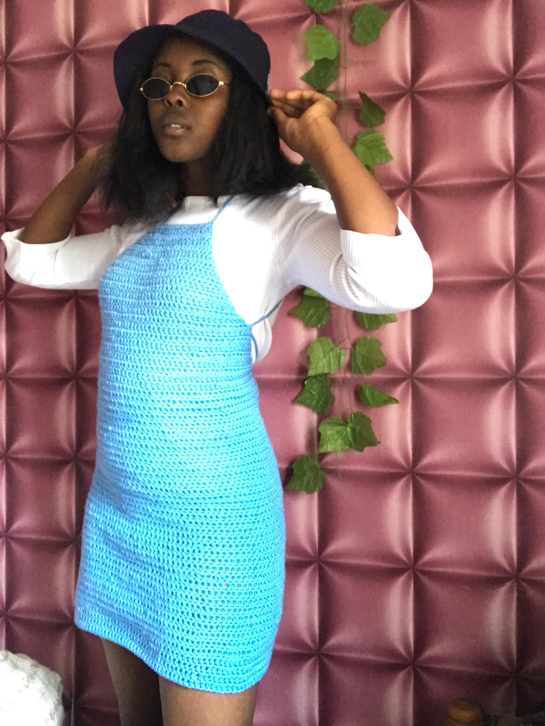 Halter Crochet Dress Pattern: Beginner Friendly (PDF Download) - Etsy