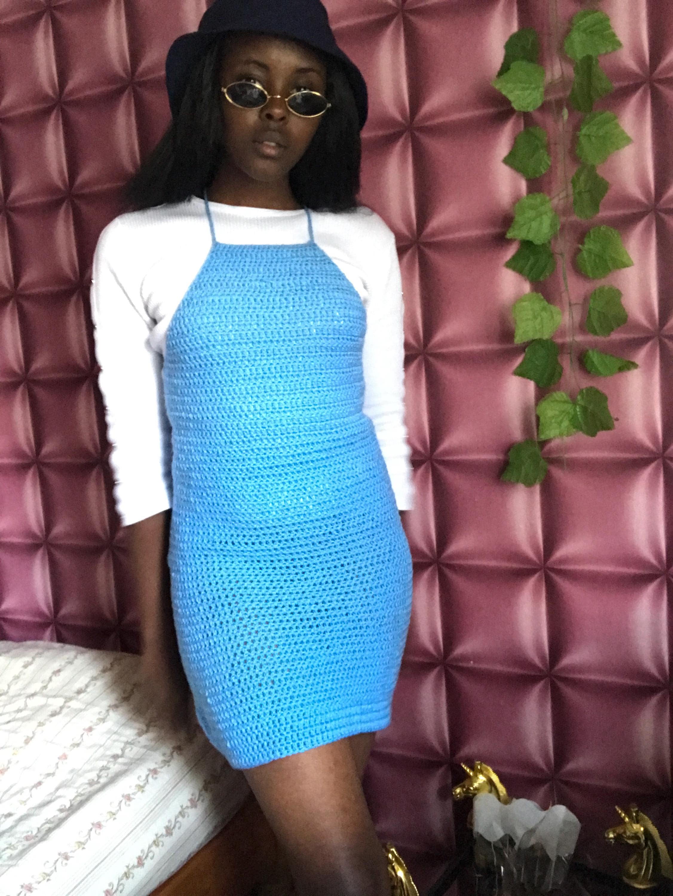 free crochet halter dress pattern Crochet Halter Top/Summer Dress: The Dragonfly Top