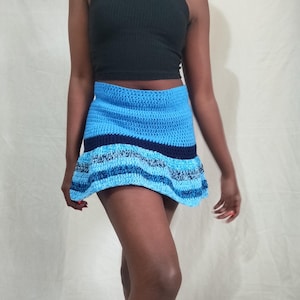 Crochet Granny Square Mini Skirt Pattern: Easy Festival Skirt (PDF Download)