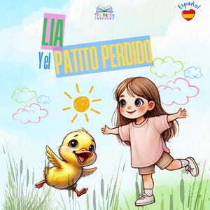 Lía y el patito perdido – Cuento infantil imprimible | Spanish Kids Book PDF | A4 y Carta US | Historia + Colorear