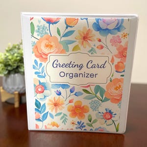 greeting card storage binder Amazon.com: greeting card organizer binder and birthday card holder  book,christmas card photo album,binder for greeting cards with  sleeves,Suitable for 5x7in, 4x6in, 3x5in cards holds 120 cards (black) :  Home & Kitchen