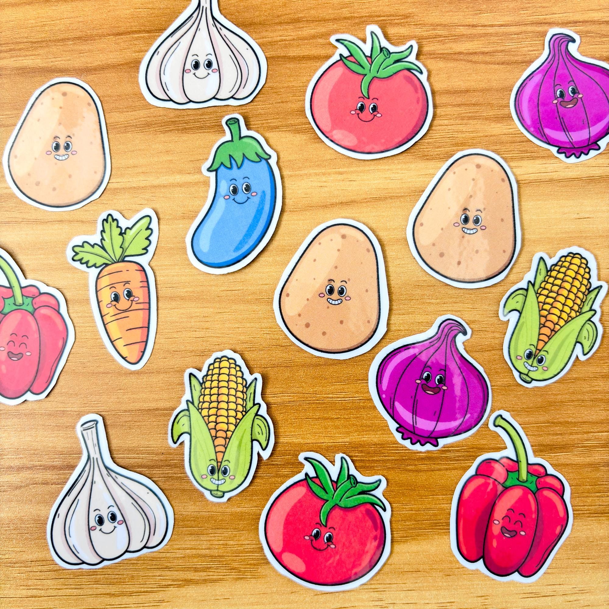 Vegetable Math Counters Grocery Shopping Math Game, Vegetable Counting Activity, Toddler ...