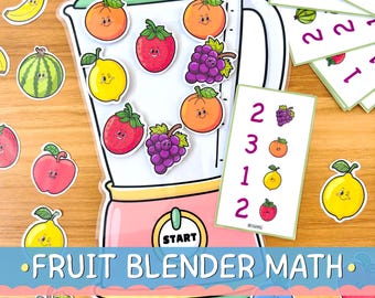 Rekenspel fruitblender: telactiviteit voorschoolse (pdf)