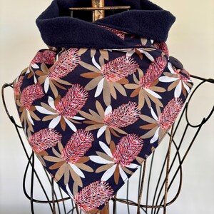 Neck warmer, scarf, gift for her, handmade, snood, cowl, neck cowl, fleece scarf, fleece neck warmer, neck gaiter