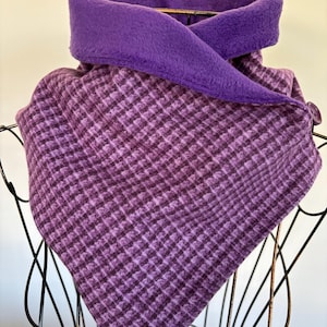 Neck warmer, scarf, gift for her, handmade, snood, cowl, neck cowl, fleece scarf, fleece neck warmer, neck gaiter